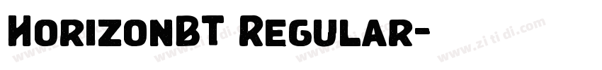 HorizonBT Regular字体转换 HorizonBT Regular字体转换
